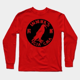 BLACK MRRANNE RED ACIDRAVEN Long Sleeve T-Shirt